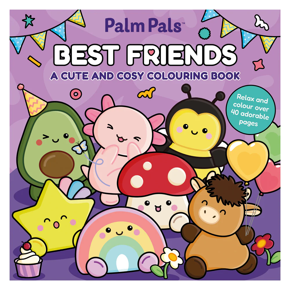 Palm Pals Best Friends: A Cute and Cosy Colouring Book